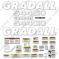 Fits Gradall 544C-10 Decal Kit Telehandler