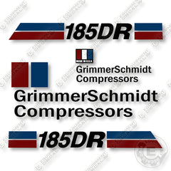 GrimmerSchmidt 185DR Decal Kit Compressor - Aftermarket Kit