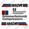 Image of GrimmerSchmidt 185DR Decal Kit Compressor - Aftermarket Kit