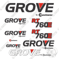 Fits GROVE RT760E CRANE DECAL KIT