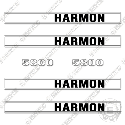 Fits Harmon 5800 Decal Kit Rock Picker