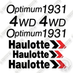 Haulotte 1931 Optimum Decal Kit Scissor Lift - Aftermarket Kit
