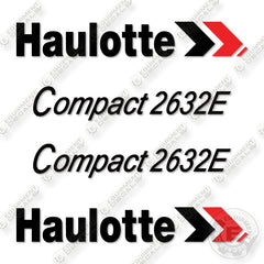 Fits Haulotte COMPACT 2632E Decal Kit Scissor Lift