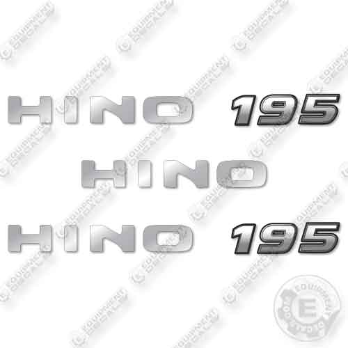 Fits Hino 195 Decal Kit Truck