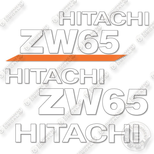 Hitachi ZW 65-6C Decal Kit Wheel Loader - Aftermarket Kit