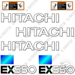 Fits Hitachi EX550-5 Decal Kit Excavator