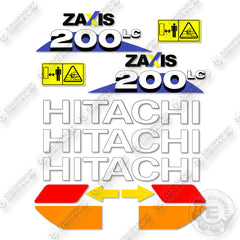 Hitachi ZX200LC-6 Decal Kit Excavator- Aftermarket Kit