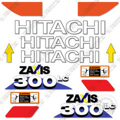 Fits Hitachi 300 LC Z-Axis Decal Kit