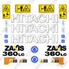 Image of Fits Hitachi ZX360LC-5 Decal Kit Excavator