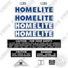 Image of Fits Homelite RE-8 Decal Kit Riding Mower