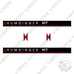 Fits Humdinger 417 Decal Kit Pull Scraper