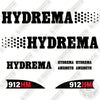 Image of Fits Hydrema 912HM Decal Kit Compact Dump Truck