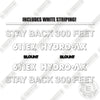 Image of Hydro-Ax 611EX Decal Kit Feller Buncher - Aftermarket Kit