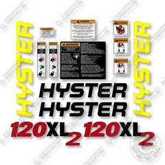 Hyster 120XL2 Decal Kit Forklift  - Aftermarket Kit