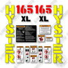 Image of Hyster 165 XL2  Decal Kit Forklift -Aftermarket Kit