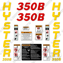 Fits Hyster 350B Decal Kit Forklift