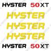 Image of Hyster H50XT Decal Kit Forklift (NO WARNINGS) -Aftermarket Kit