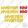 Image of Hyster E100XN Decal Kit Forklift  - No Warnings - Aftermarket Kit