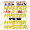 Image of Hyster H50UT Decal Kit Forklift -Aftermarket Kit