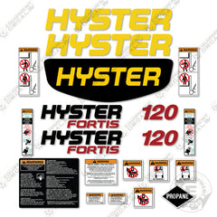 Hyster S120FTS with Rear Badge Decal Kit Forklift -Aftermarket Kit