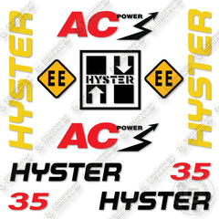 Hyster E35HSD Decal Kit Forklift -Aftermarket Kit