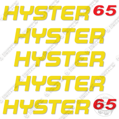 Fits Hyster E65XN-40 Decal Kit Forklift