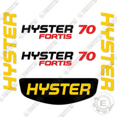 Fits Hyster Fortis S70 Decal Kit Forklift