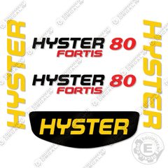 Fits Hyster H80FTS Decal Kit Forklift (NO WARNINGS)