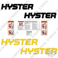 Fits Hyster W30ZA Decal Kit Forklift