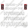 Image of Hyundai 130D-7E Decal Kit Forklift - Aftermarket Kit