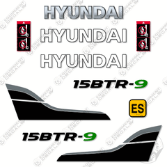 Fits Hyundai 15BTR-9 Decal Kit Forklift