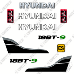 Fits Hyundai 18BT-9 Decal Kit Forklift