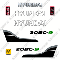 Fits Hyundai 20BC-9 Decal Kit Forklift