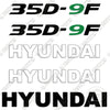 Image of Hyundai 35D-9F Decal Kit Forklift