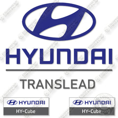 Hyundai HY-CUBE Decal Kit Semi Trailer - Aftermarket Kit
