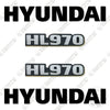 Image of Hyundai HL970 Decal Kit Wheel Loader - Aftermarket Kit