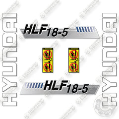 Hyundai HLF18-5 Decal Kit Forklift - Aftermarket Kit