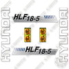 Image of Hyundai HLF18-5 Decal Kit Forklift - Aftermarket Kit