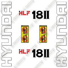 Hyundai HLF18-II Decal Kit Forklift - Aftermarket Kit