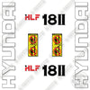 Image of Hyundai HLF18-II Decal Kit Forklift - Aftermarket Kit