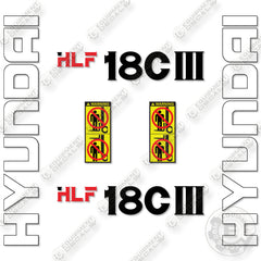 Hyundai HLF18C-III Decal Kit Forklift Aftermarket Kit