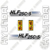 Image of Hyundai HLF25C-5 Decal Kit Forklift -Aftermarket Kit
