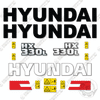 Image of Hyundai HX330L Decal Kit Excavator - Aftermarket Kit