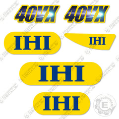 Fits IHI 40VX-3 Decal Kit Mini Excavator