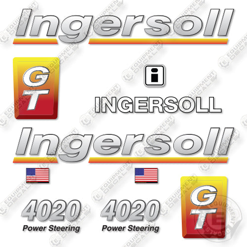 Ingersoll-Rand 4020 GT Decal Kit Mower Tractor- Aftermarket Kit
