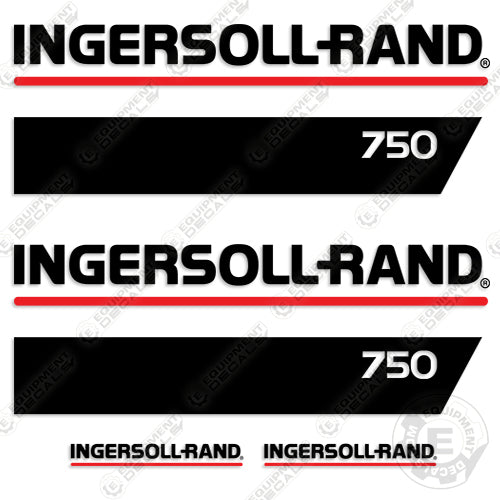 Fits Ingersoll-Rand 750 Decal Kit Compressor