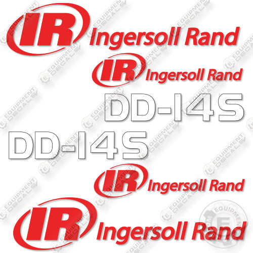 Fits Ingersoll-Rand DD-145 Decal Kit Compactor