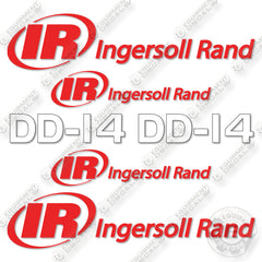 Fits Ingersoll-Rand DD-14 Decal Kit Compactor