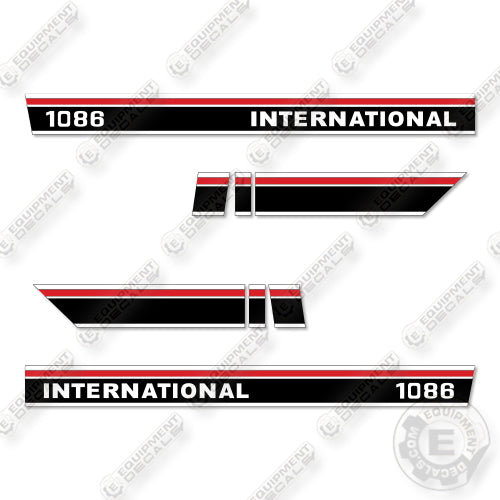 International 1086  Decal Kit Harvester - Style 2 - Aftermarket Kit