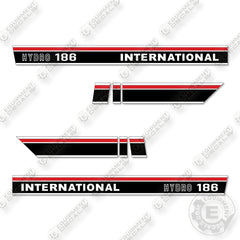 International 186 Hydro Decal Kit Harvester - Style 2 - Aftermarket Kit